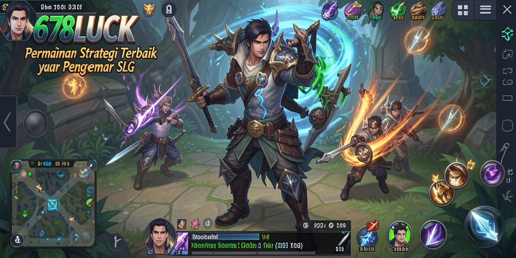 Screenshot gameplay 678LUCK menampilkan pertempuran strategis yang intens.