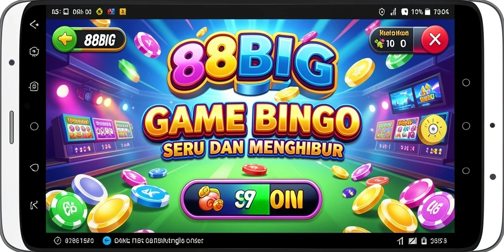 Screenshot gameplay Bingo 88BIG yang menyenangkan.