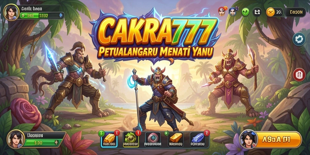 Gameplay seru CAKRA777 dengan petualangan mendebarkan.