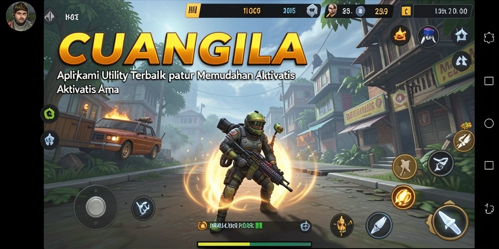 Tampilan antarmuka CUANGILA yang sederhana dan fungsional.