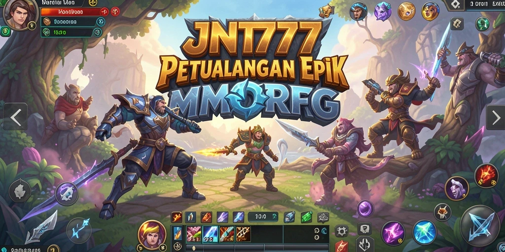 Tampilan gameplay mendebarkan dari JNT777 yang menunjukkan aksi penuh adrenalin.