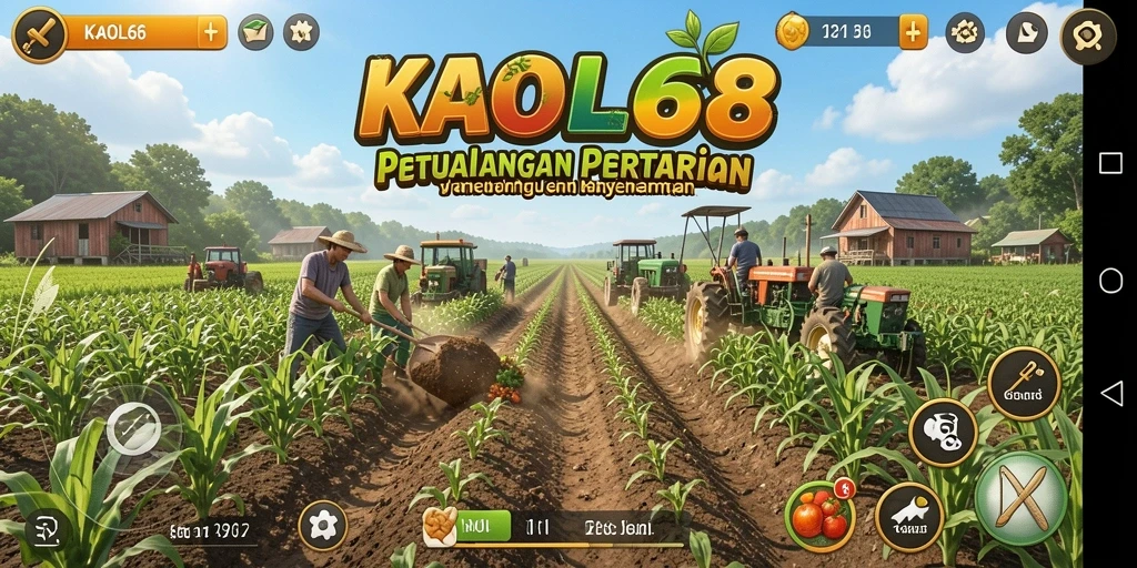 Tampilan gameplay KAOL68 yang menarik dan penuh warna.