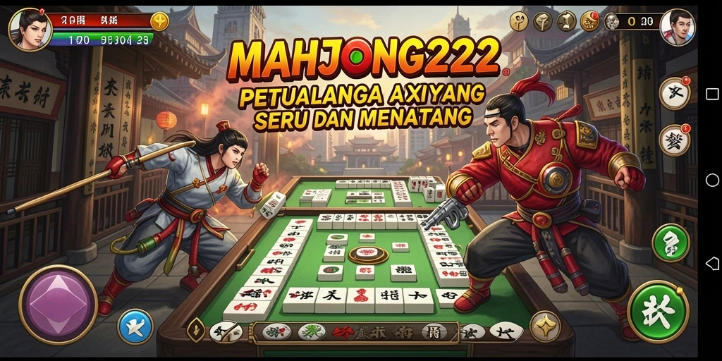 Tampak gameplay seru dari MAHJONG222 dengan misi aksi yang mendebarkan.