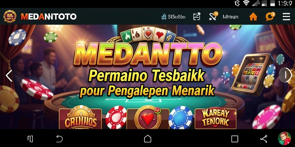 Tangkapan layar gameplay menarik dari MEDANTOTO yang menunjukkan keseruan permainan Kasino.