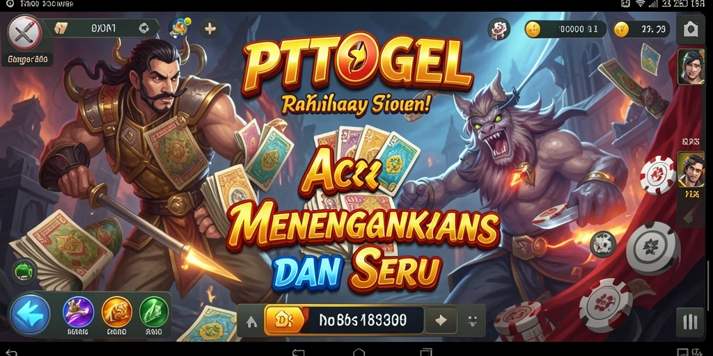 Tampilan gameplay PTTOGEL dengan aksi yang mendebarkan.