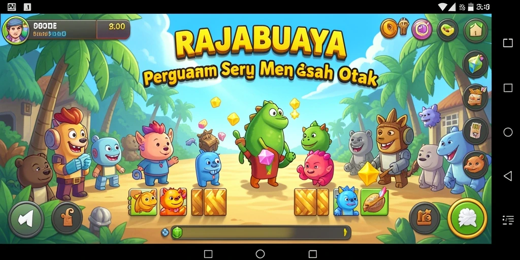 Screenshot utama RAJABUAYA menampilkan gameplay menarik puzzle yang menantang.