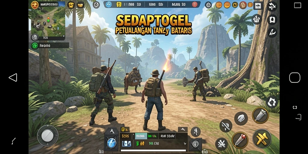 Tampilan gameplay SEDAPTOGEL yang menakjubkan di dunia terbuka.