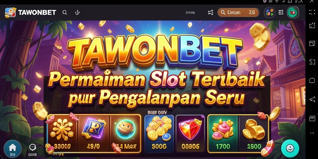 Tampilan menarik dari gameplay Slot di TAWONBET.